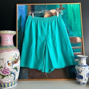 90s TanJay Teal High Rise Shorts Relaxed Fit 10P